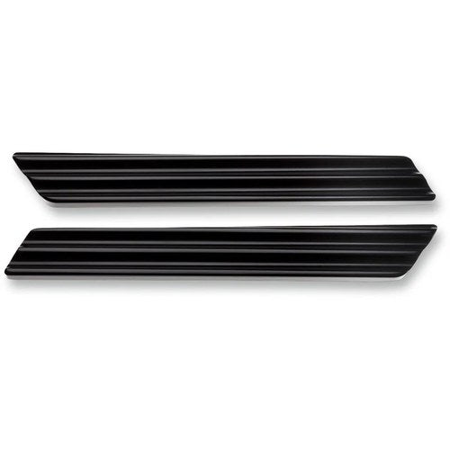Joker Machine Saddlebag Hinge Inserts - Finned (Black) Pair | 04-501-1