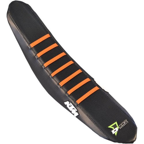 D'Cor Visuals Seat Cover (Black / Orange) 30-30-301
