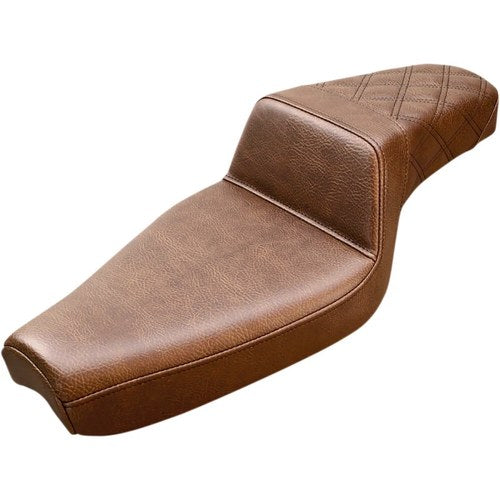 Saddlemen Step Up 2-Up Seat Diamond XL w/ 4.5 Gallon Tanks (Brown) 807-03-173BR