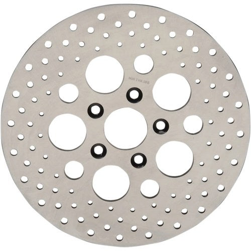 Drag Specialties Rear Drilled Brake Rotor - 11.5" | 06-0171AS