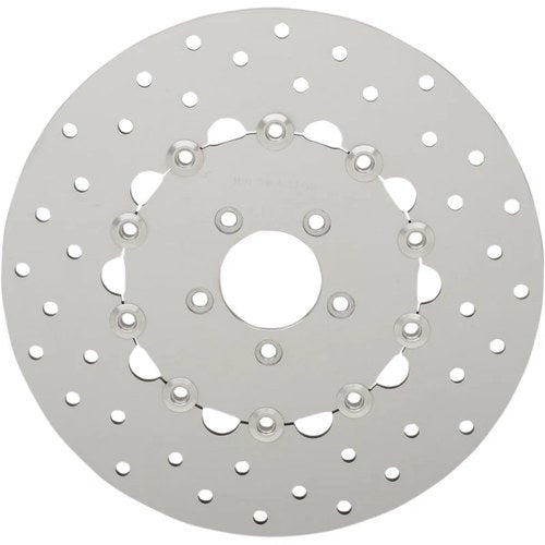 Drag Specialties Drilled Brake Rotor - Front - 11.8" - Dyna | B06-0199ASP