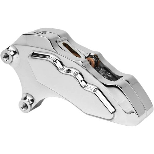 Hawg Halters 6-Piston Brake Caliper - Front - Chrome - 13" | LHSCC6013