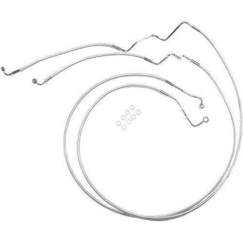 Magnum Lower Brake Line - ABS - Sterling Chromite II - Touring | AS37016