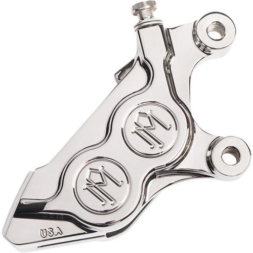 Performance Machine 4-Piston Brake Caliper - Chrome - Right Front | 0052-2424-CH