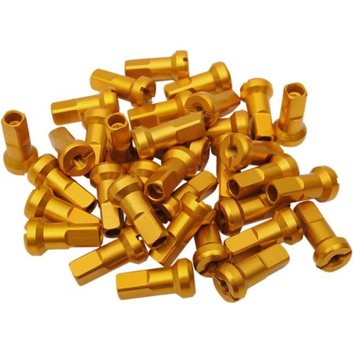 Moose Racing MX1 Spoke Nipple Set - Gold - 9 Gauge | 24-990