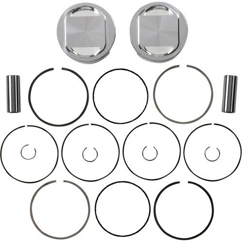 Je Pistons Piston Kit - 107" - Twin Cam - 3.937" Bore | 317212