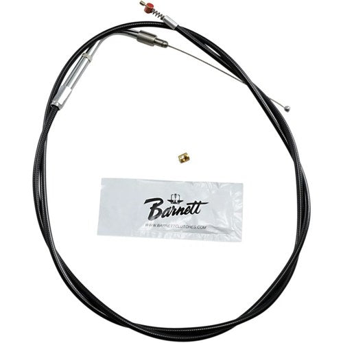 Barnett Extended 6" Black Idle Cable for '02 - '07 Flhr | 101-30-40016-06