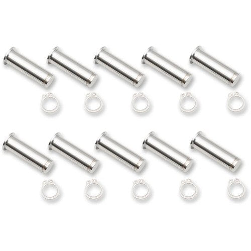 Drag Specialties Chrome Clutch Lever Pivot Pins for '08 - '19 FL | 74113H3