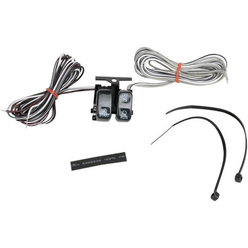 Drag Specialties Black Start/Stop Switch Kit | H18-0333B-S