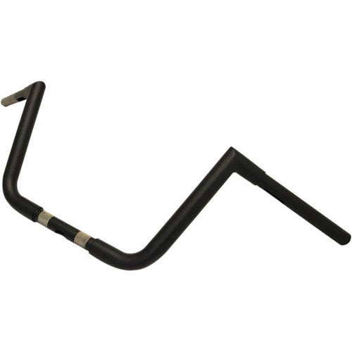 LA Choppers Flat Black 10" Big Twin Peaks Handlebar | LA-7360-10M