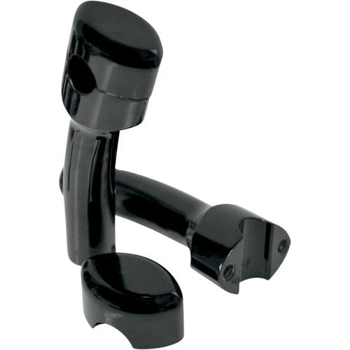 LA Choppers Black 5-1/2" Smooth Risers for 1-1/4" Handlebars | LA-7406-05B