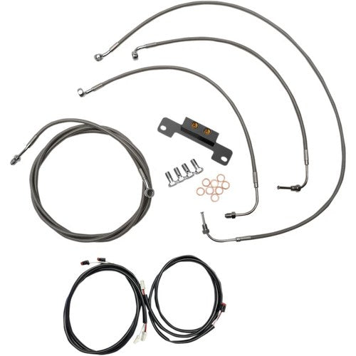 LA Choppers 15" - 17" Cable Kit for '17+ FL | LA-8055KT3-16