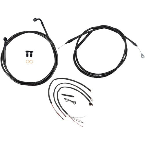 LA Choppers Cable Kit for 12" - 14" Ape Hanger Handlebars | LA-8153KT2-13M