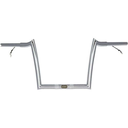 Paul Yaffe Bagger Nation Chrome Pre-Wired 10" OEM Handlebar | OEMPW-15L-10 C
