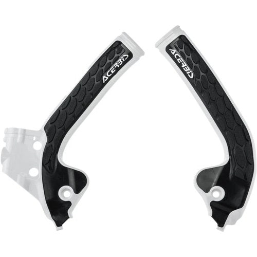 Acerbis X-Grip Frame Guards - TC/SX 85 - White/Black | 2686041035