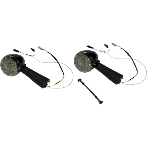 Custom Dynamics Rear LED Turn Signal Ringz - Smoke - Scout | PB-SCOUT-RR-BS