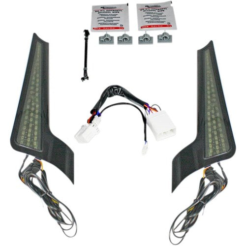 Custom Dynamics Fascia LED Light Panels - Black/Smoke | CD-FASCIA-HD-BS