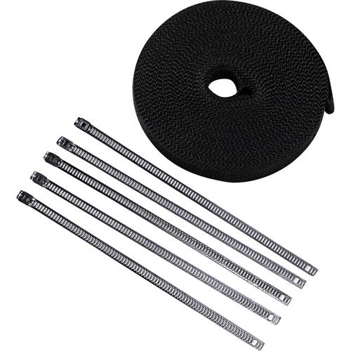 Cycle Performance Exhaust Wrap Kit - Metallic Black - 1x50 | CPP/9244