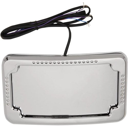 Cycle Visions License Plate Mount - Lighted Frame | CV-4640