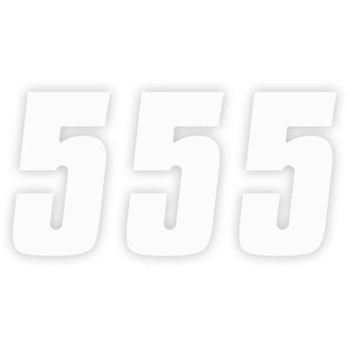 Factory Effex FX Factory Number 5 - White - 6" | 08-90055