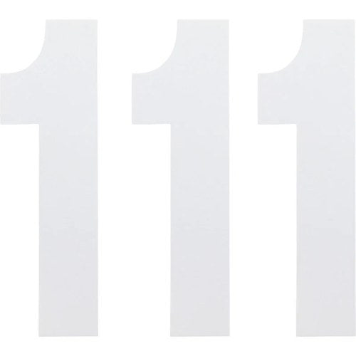 Factory Effex FX Number 1 - White - 6" | 02-4461