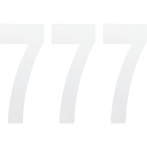 Factory Effex FX Number 7 - White - 8" | 02-4487