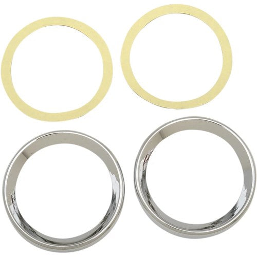 Drag Specialties Instrument Gauge Bezel - Chrome | 2202-0060