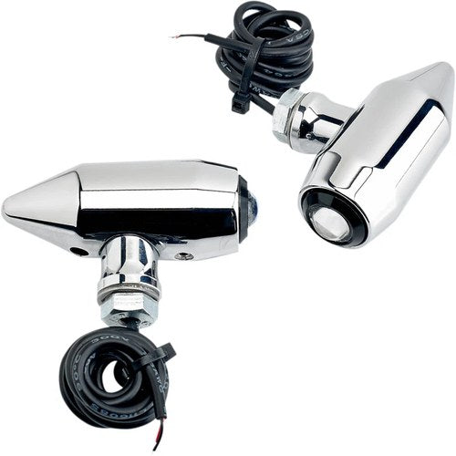 Joker Machine Vega Center Mount LED Lights - Chrome/Red | 05-56-RC