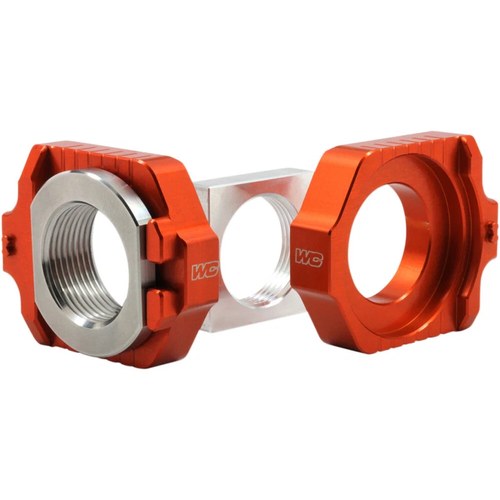Works Connection Elite Axle Block Kit - Orange | 17-263