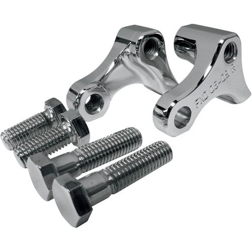 LA Choppers Rear Lowering Kit - Chrome - Lowers 1" - '06-'17 Fxd | LA-7590-02