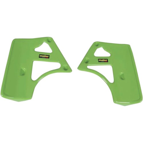 Maier Radiator Scoops - KX250 85-86 - Green | 578063