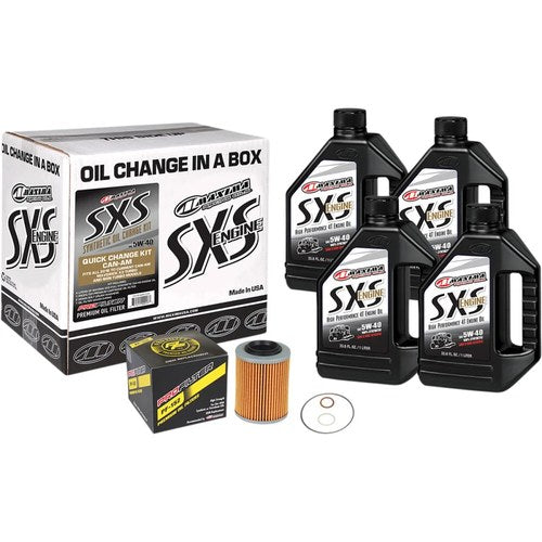 Maxima Racing Oil Sxs Synthetic Oil Change Kit - Can-Am - 5W-40 | 90-469013-CA