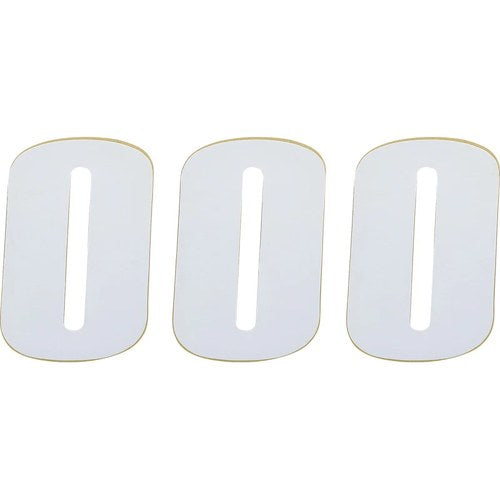 Moose Racing Race Number 0 - White - 4.5" | 80000