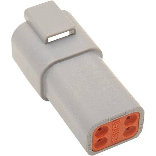 Namz Deutsch Receptacle - 4 Pin - Gray | DR-4G