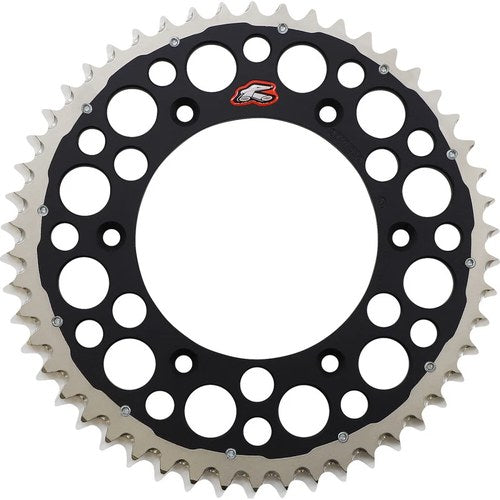 Renthal Twinring Rear Sprocket - 50-Tooth - Black | 2240-520-50GPBK