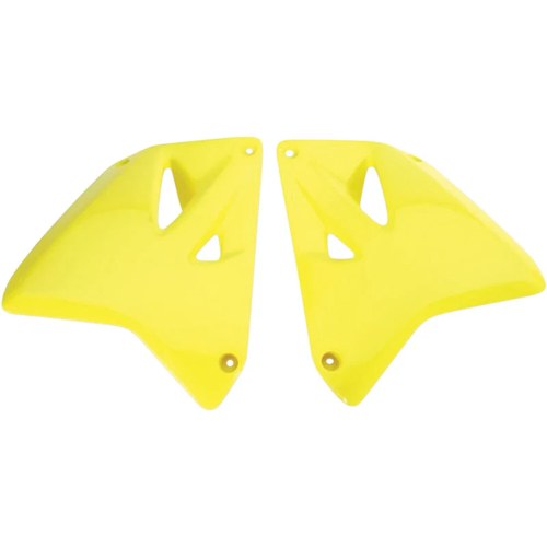 UFO Radiator Shrouds - Fluorescent Yellow - RM 125/250 | SU03987102