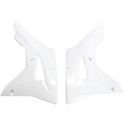 UFO Radiator Covers - CRF450RX - White | HO04683-041