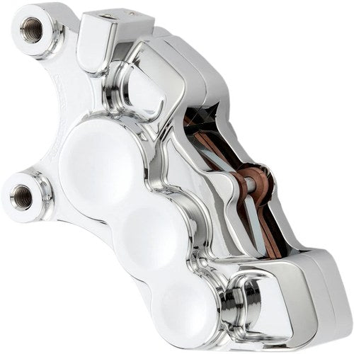 Arlen Ness 6-Piston Brake Caliper - Front Left - Chrome - 11.8" | 02-214