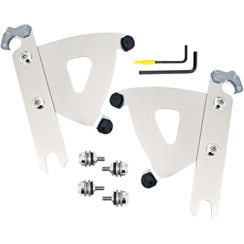 Memphis Shades Road Warrior Trigger-Lock Mount Kit - Flstf (Polished) MEK2053