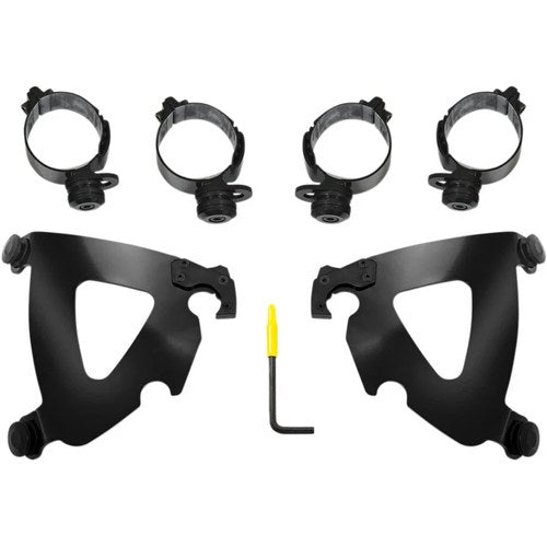 Memphis Shades Road Warrior Trigger-Lock Mount Kit - Flsb (Black) MEB2043