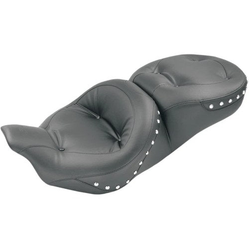 Mustang Regal Touring 2-Up Seat - '08-'19 Flt (Black) 76037