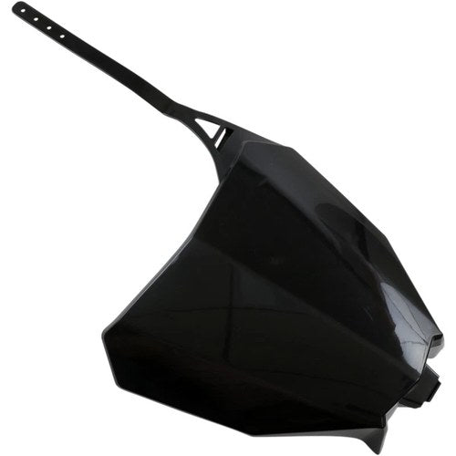 UFO Front Number Plate - Black - Honda | HO04686-001