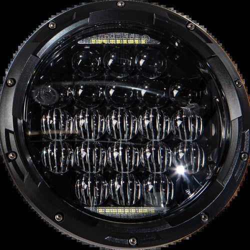 Harddrive Led Headlight 7" 90W Black | 820-0362
