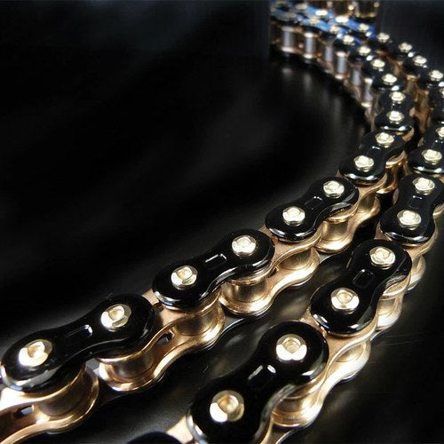 EK Chain 520 Mxr 3D Premium Chain, 120 Links - Black/Gold | 520MXR3D-120KG