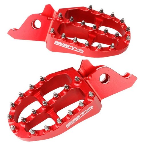 Zeta Footpegs, Red | ZE93-1022