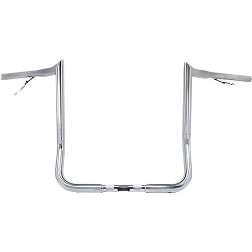 Paul Yaffe Bagger Nation Chrome Pre-Wired 12" Monkey Bar Handlebar | MBBPW-12 C