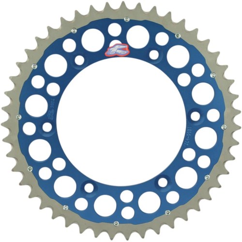 Renthal Twinring Rear Sprocket - 49-Tooth - Blue | 1500-520-49GPBU