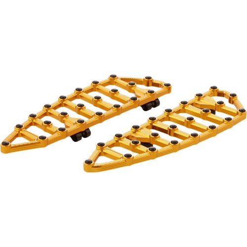 Arlen Ness MX Driver Floorboards - Gold | 410-010