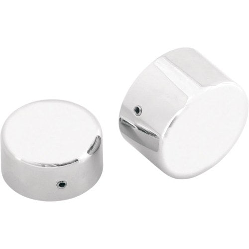 Drag Specialties Axle Caps - Chrome - Rear - 08-17 FXST/FXD | W16-0332