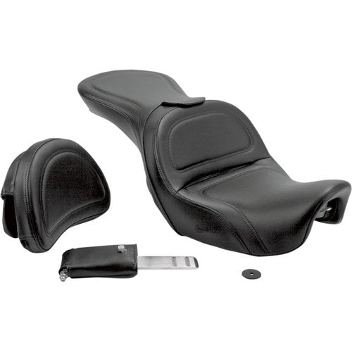 Saddlemen Explorer 2-Up Seat - Backrest - Dyna (Black) 806-04-0301